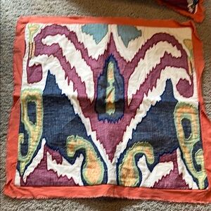 Pottery Barn Multicolor Decorative Pillow Covers (2)